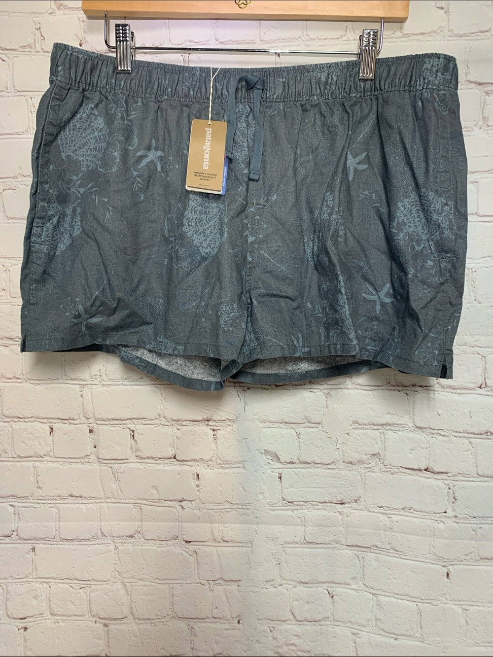 NEW Patagonia Hemp Organic Cotton Island Baggie Shorts Size L